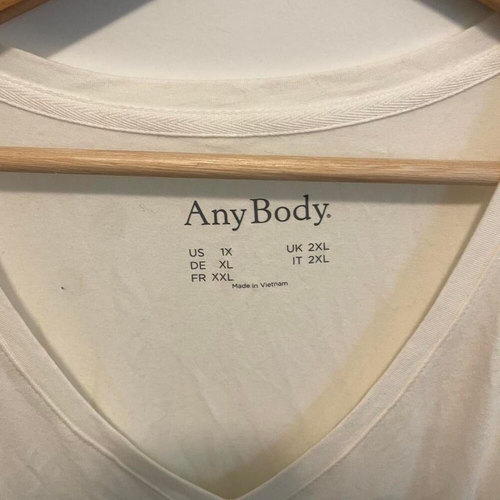Anybody Women's Cream and White Shirt - Picture 2 of 5